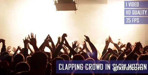 Videohive - Clapping Concert Crowd In Slow Motion - 6695990