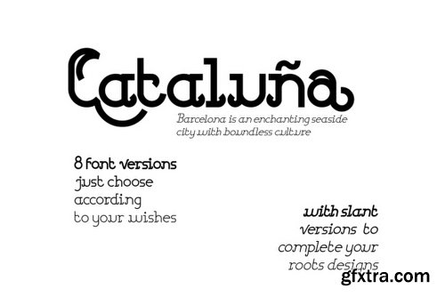 Barcelona Family - 8 Fonts