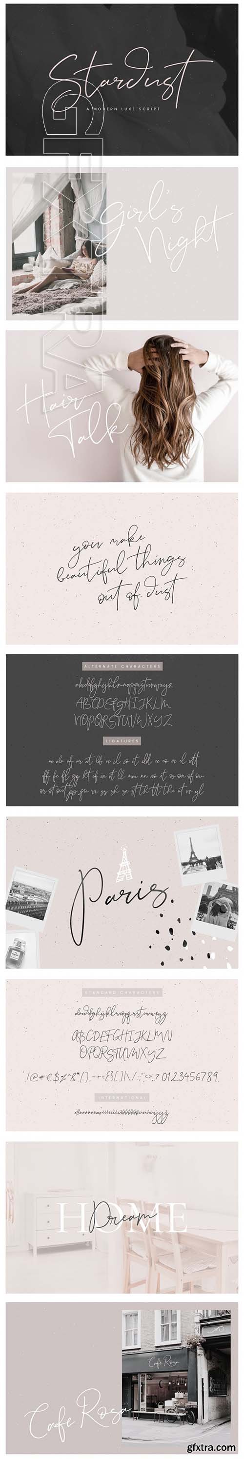 Stardust A Modern Luxe Script