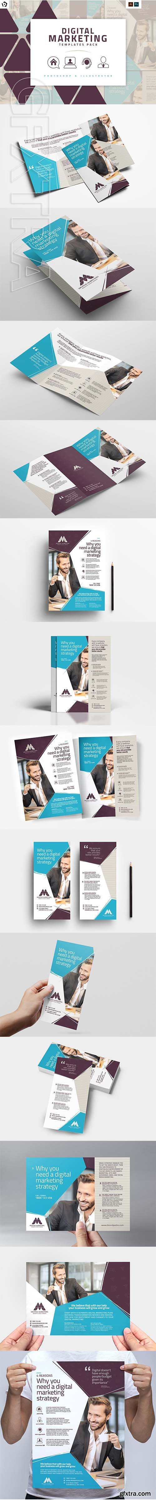 CreativeMarket - Digital Marketing Templates Pack 2716972