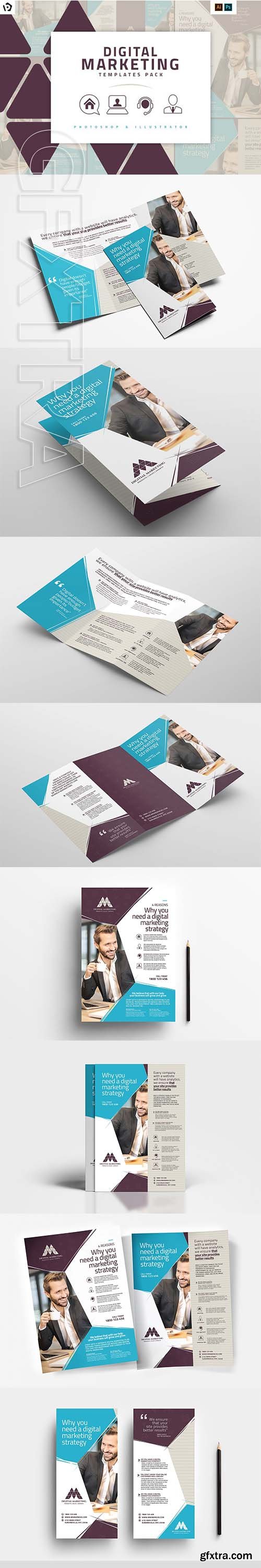 CreativeMarket - Digital Marketing Templates Pack 2716972