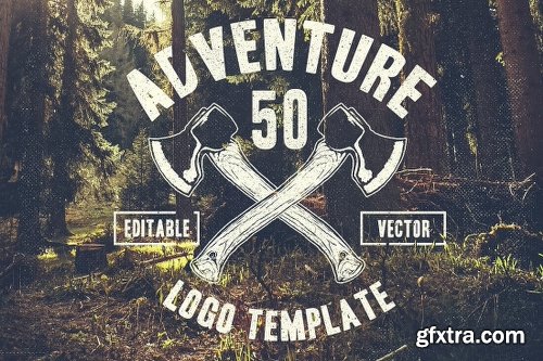 Vintage Rustic Bundle of 325+ Logos, Fonts and Photo Mockups