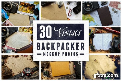 Vintage Rustic Bundle of 325+ Logos, Fonts and Photo Mockups