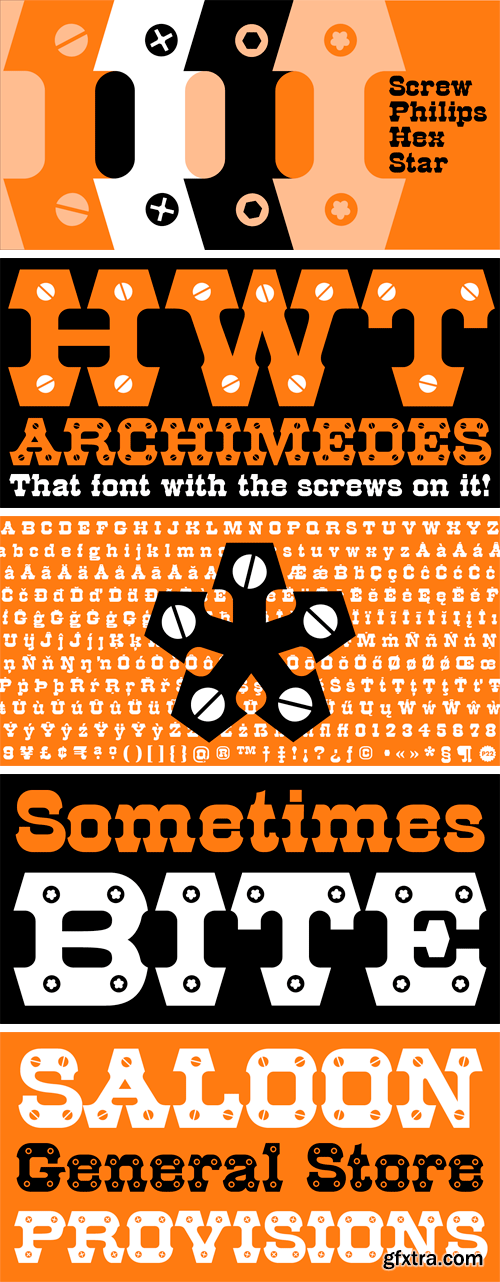 HWT Archimedes Font Family