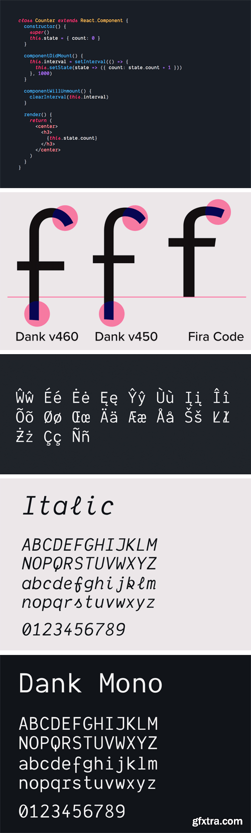 Dank Mono Font Family