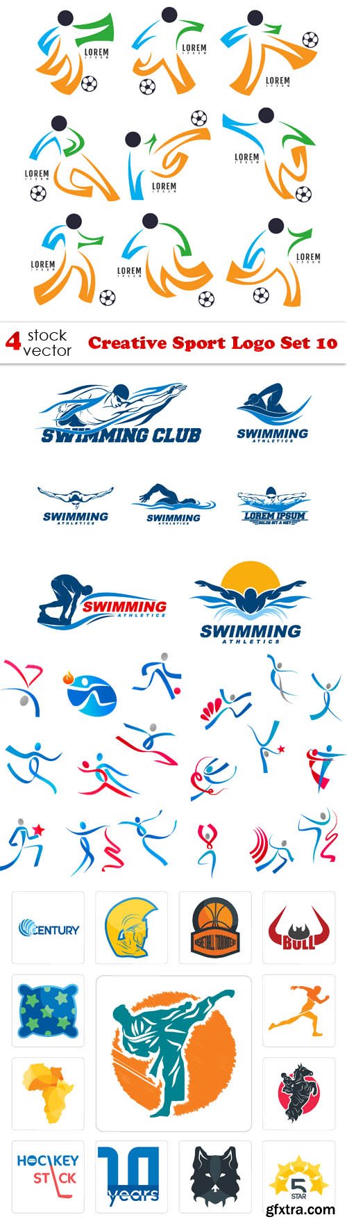 Vectors - Creative Sport Logo Set 10