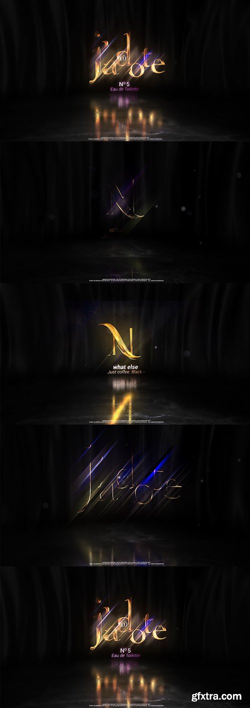 Videohive - Dark Glamour Logo Reveal - 21915763