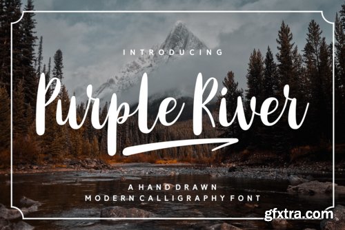 Purple River Font