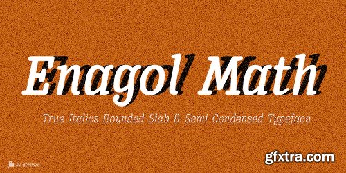 Enagol Math Font Family - 8 Fonts