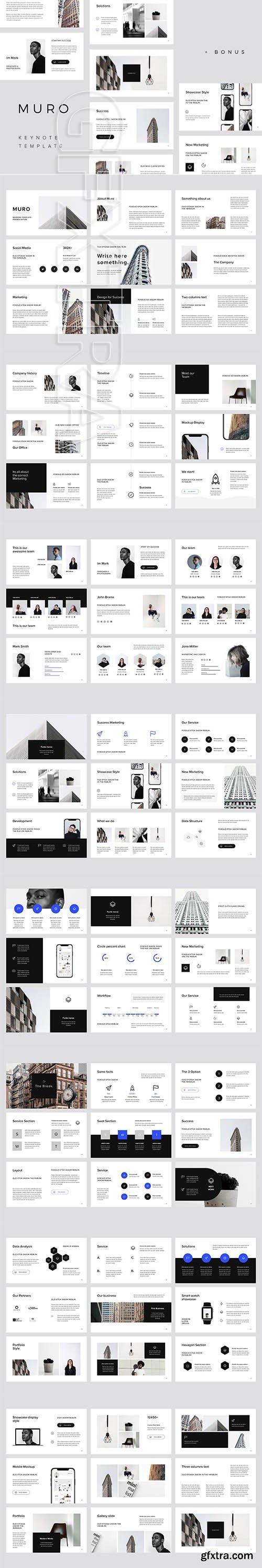 CreativeMarket - MURO - Keynote Template + Big Bonus 2738590