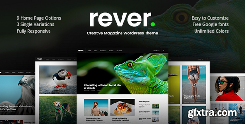 ThemeForest - Rever - Clean and Simple WordPress Theme v1.0.2 - 20364650