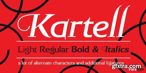 Kartell Font Family - 6 Fonts