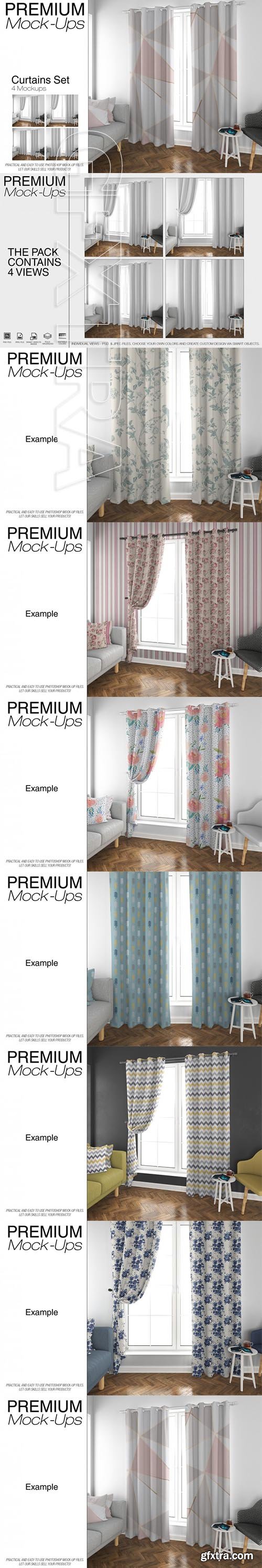 Curtains Mockup Set