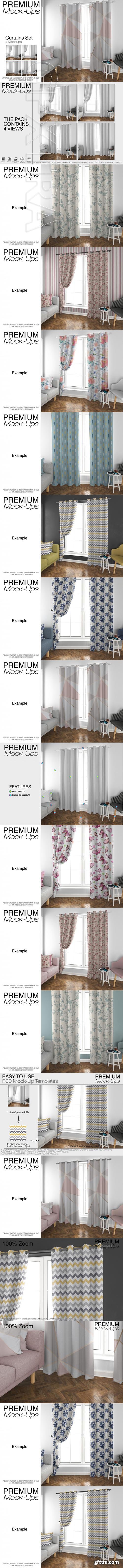 Curtains Mockup Set