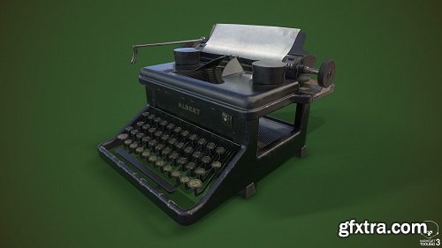 Typewriter 3d Model