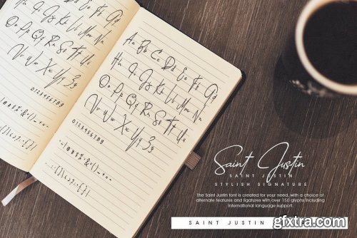 Saint Justin Font Family  - 3 Fonts