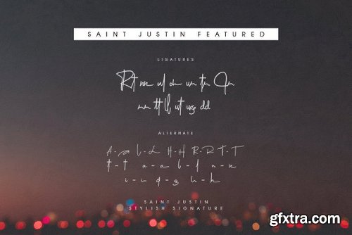 Saint Justin Font Family  - 3 Fonts