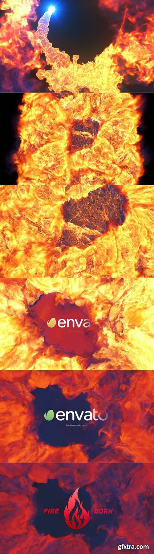 Videohive - Fire Explosion Logo Reveal II - 12493184