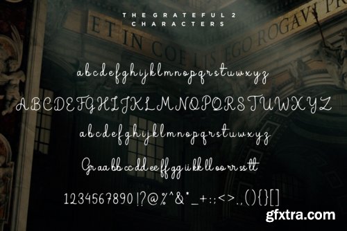 The Grateful - 4 Fonts