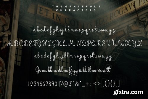 The Grateful - 4 Fonts