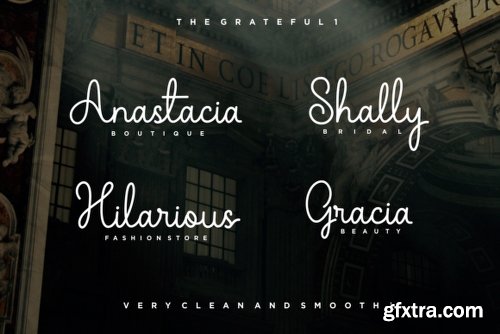 The Grateful - 4 Fonts