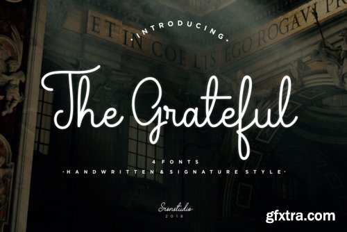 The Grateful - 4 Fonts