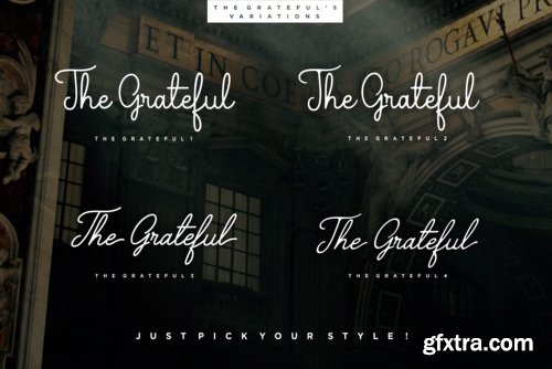 The Grateful - 4 Fonts