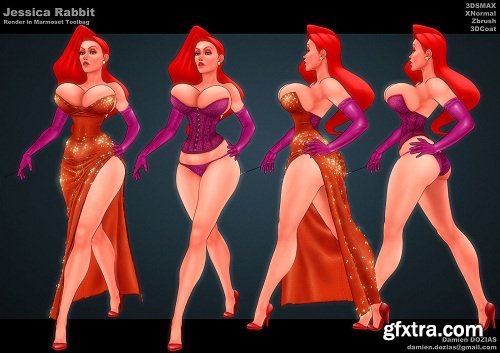 Jessica Rabbit 3D Model