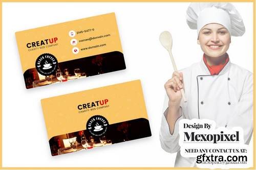 Food Chef Business Cards Template