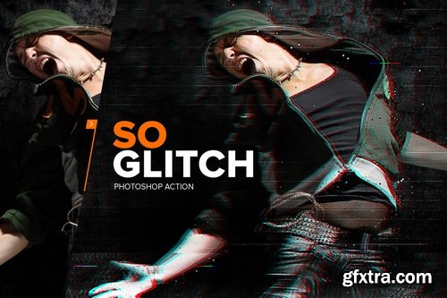 SoGlitch Photoshop Action