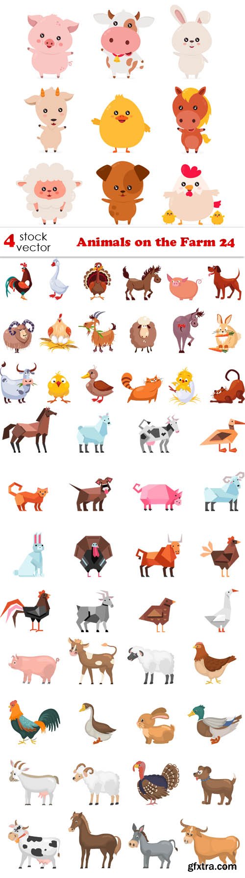 Vectors - Animals on the Farm 24