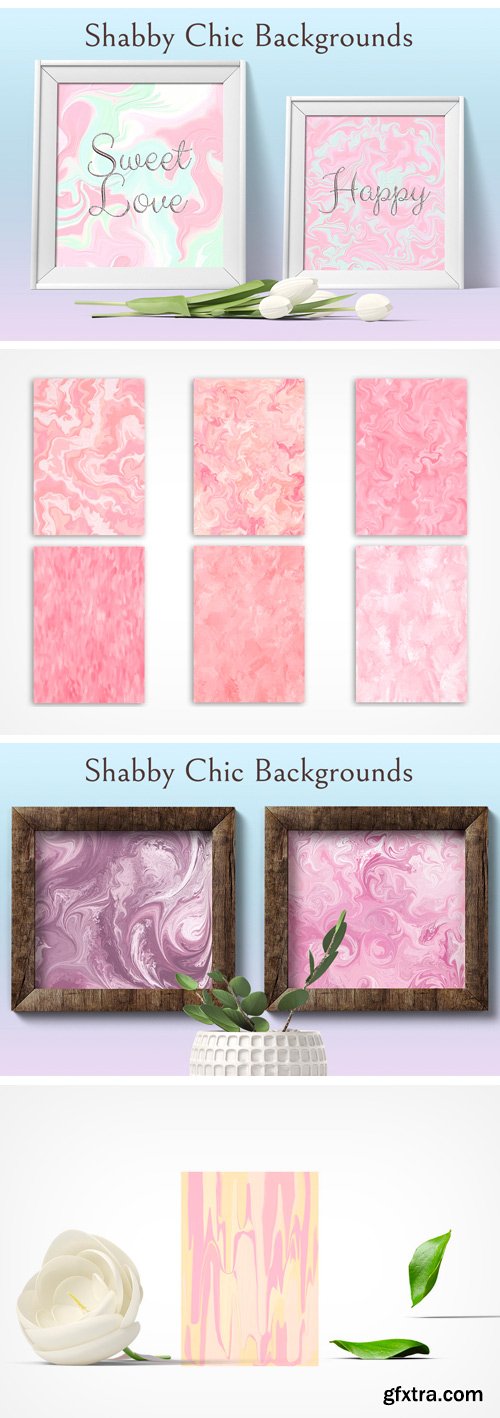 Designbundles - Shabby Chic Backrounds 56599