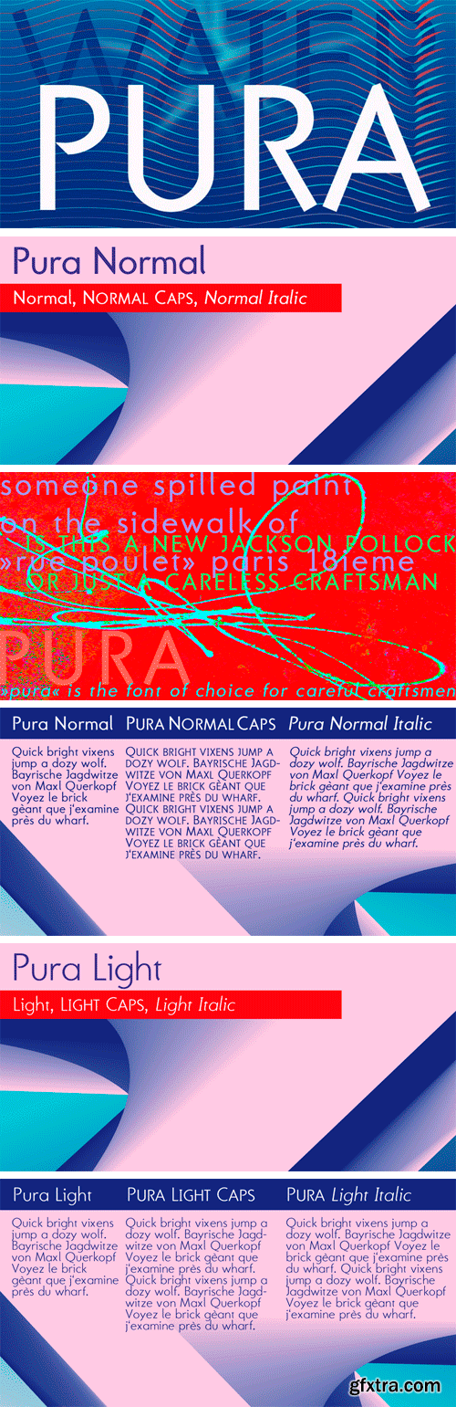 Pura Font Family