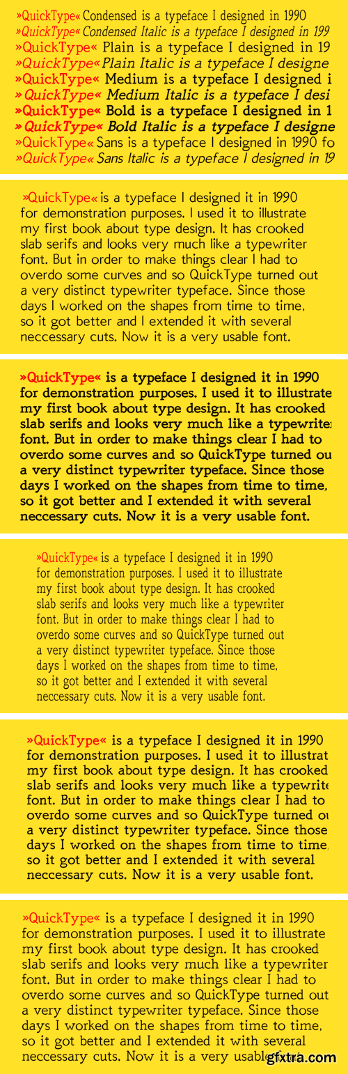 QuickType Font Family