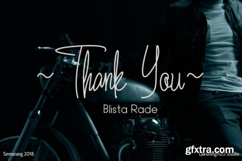 Blista Rade - 2 Fonts