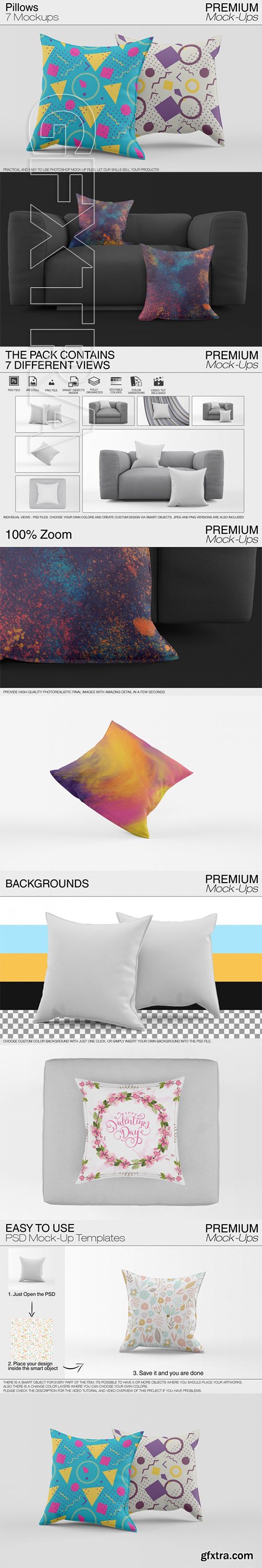 Pillow Mock-ups vol4