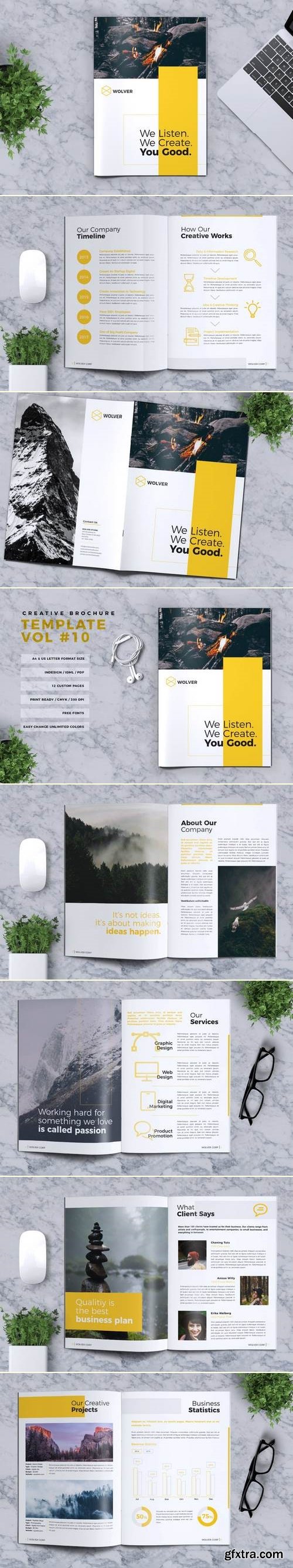 Creative Brochure Template Vol. 10