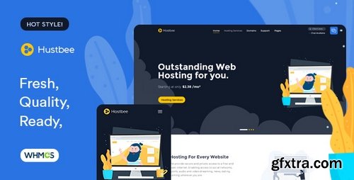 ThemeForest - Hustbee v1.0 - Hosting HTML & WHMCS Template - 22259226