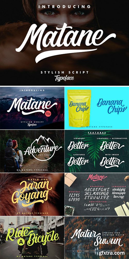 CM - Matane Typeface + Swash 2569014