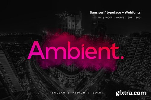 Ambient - Modern Typeface + WebFonts