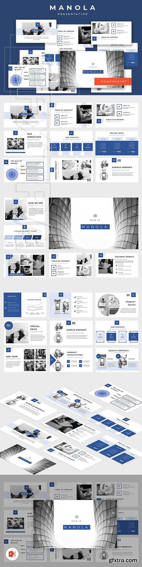 CreativeMarket - Manola Pitch Deck Powerpoint 2765297