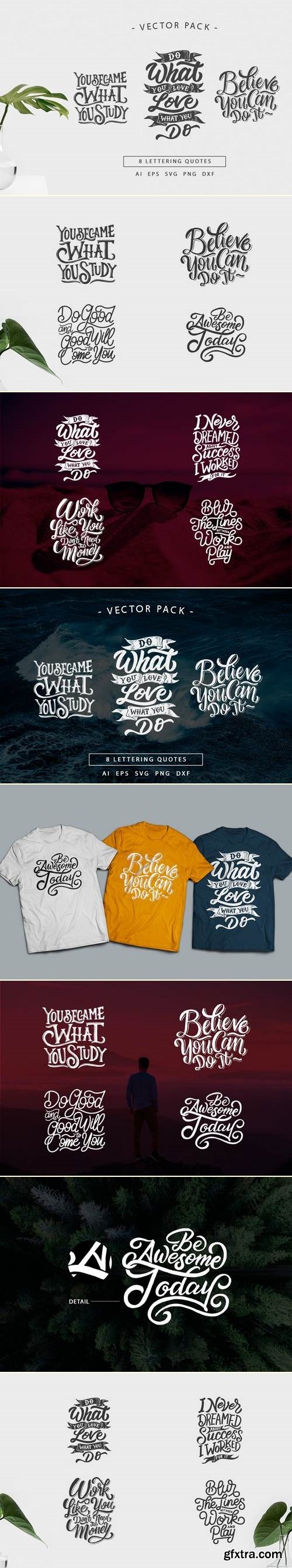 Lettering Motivational Quotes SVG Bundle Vol 2