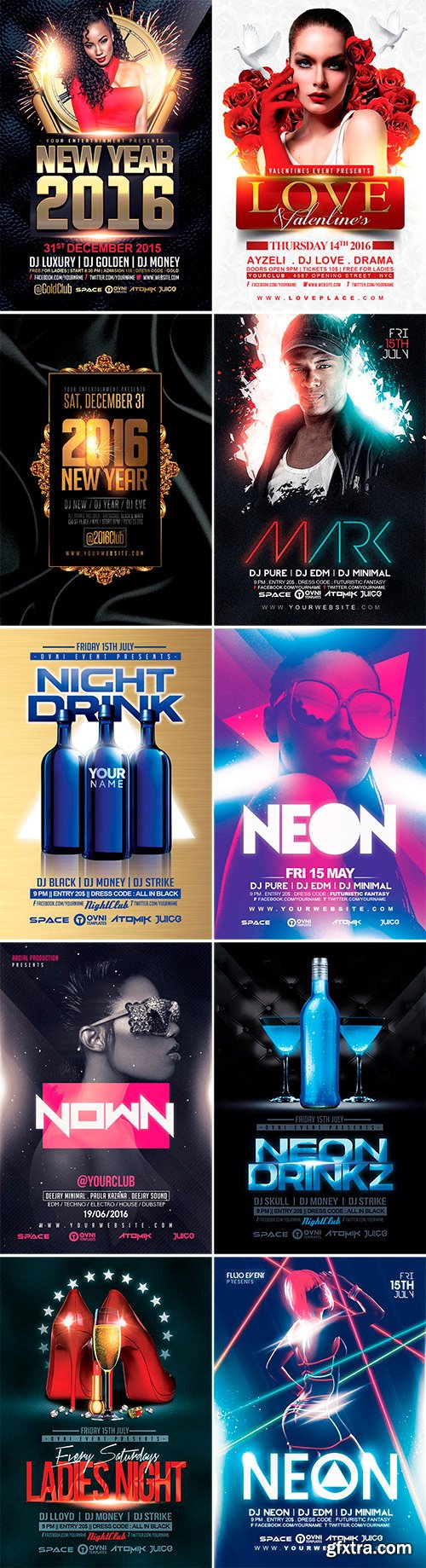 MIX Flyer Template Bundle Vol 6