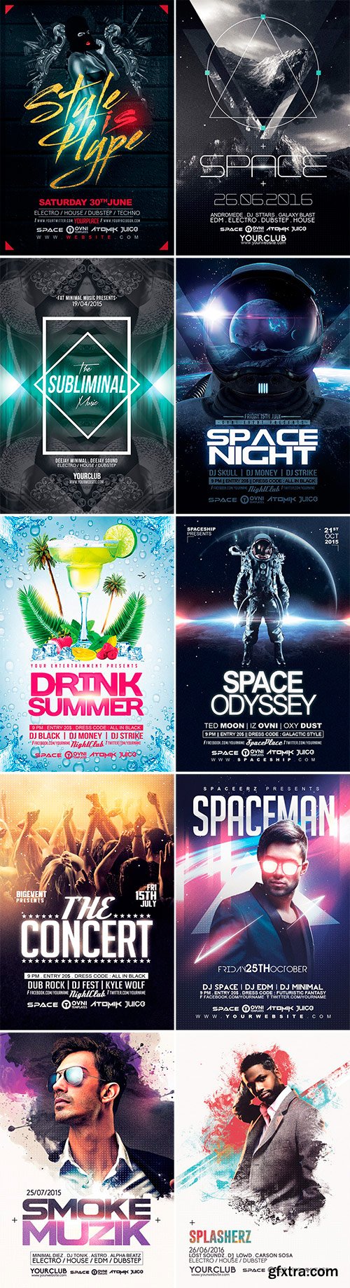 MIX Flyer Template Bundle Vol 8