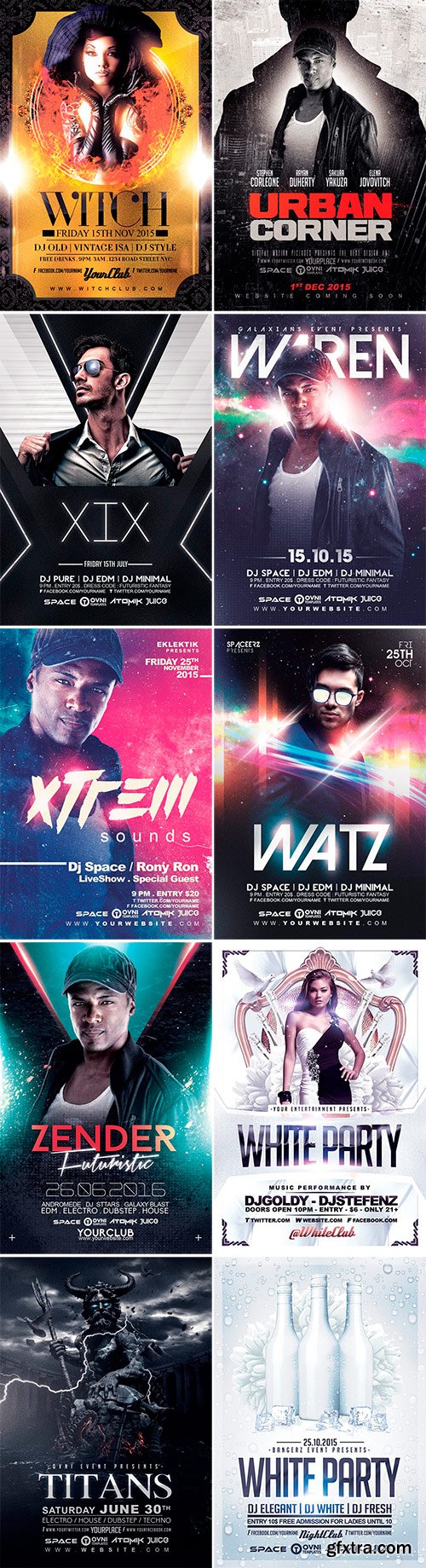 MIX Flyer Template Bundle Vol 10