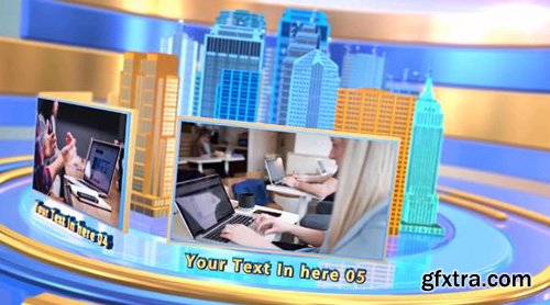 3D City Digital Technology Intro - After Effects 97683