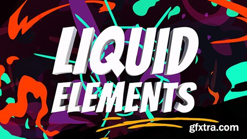 Videohive Liquid Elements 21652283