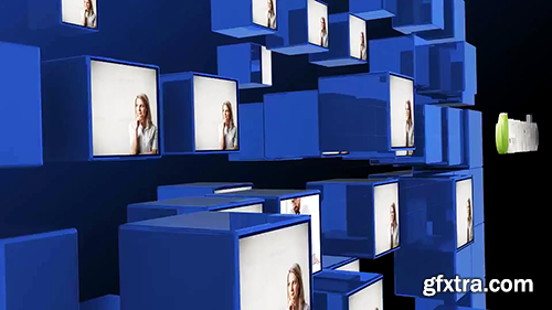 Videohive 3d Mosaic Corporate Intro 21246249