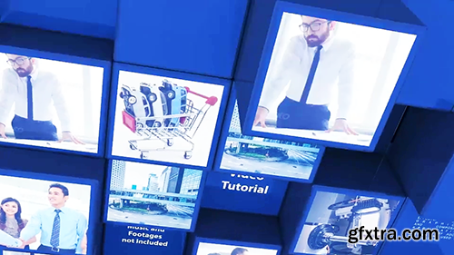 Videohive 3d Mosaic Corporate Intro 21246249