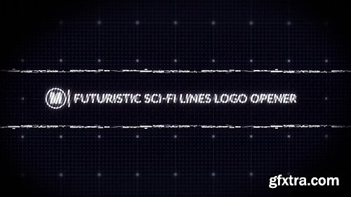 Futuristic Sci-fi Lines Logo Opener 92292